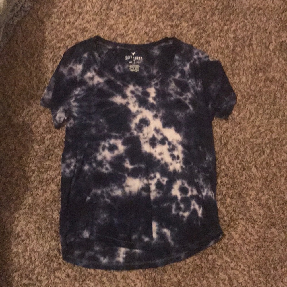 Navy tie dye T-shirt